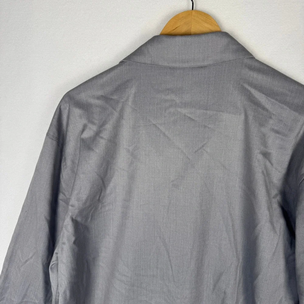 Alfani Mens Clean One Pocket‎ Heathered Shirt Jacket Casual Grey L 100185384MN